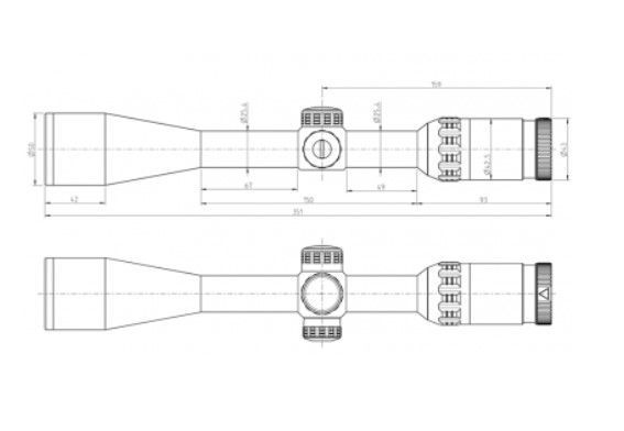 KAHLES Прицел для охоты Kahles Helia 3 4-12x44i G4B