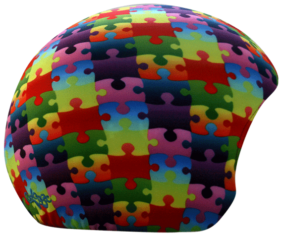 Coolcasc Чехол на шлем молодежный Coolcasc 148 Colour Puzzle