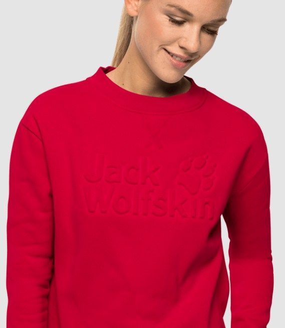 Jack Wolfskin Женский мягкий свитшот Jack Wolfskin Winter Logo Sweartshirt W