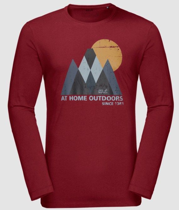 Jack Wolfskin Легкий лонгслив для мужчин Jack Wolfskin Mountain Longsleeve M