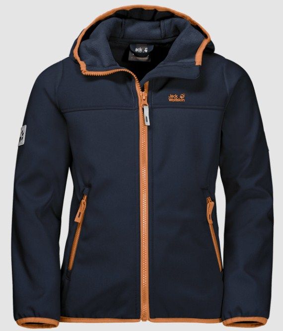 Jack Wolfskin Софшельная детская куртка Jack Wolfskin Fourwinds Jacket Kids