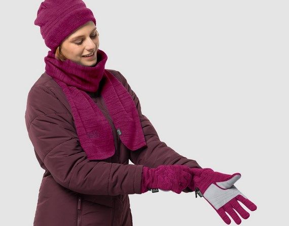 Jack Wolfskin Перчатки зимние Jack Wolfskin Aquila glove women