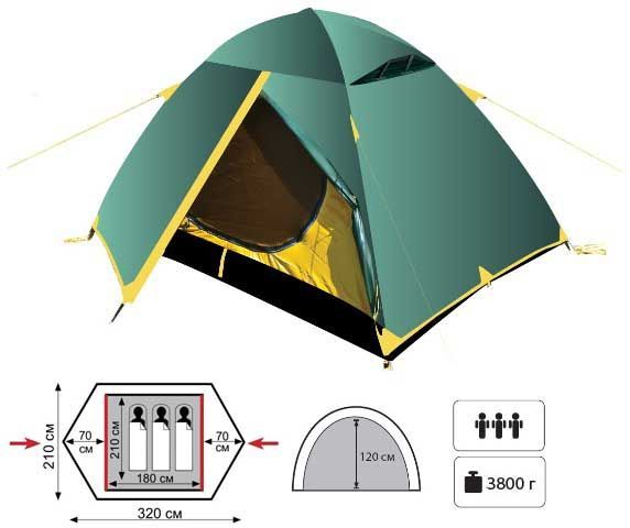 Tramp Палатка походная Tramp Scout 3