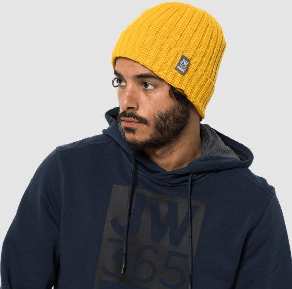 Jack Wolfskin Лаконичная шапка для спорта Jack Wolfskin 365 Stormlock Rip Knit Cap