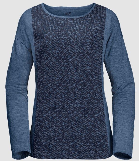 Jack Wolfskin Женская футболка Jack Wolfskin Moro Panel Longsleeve
