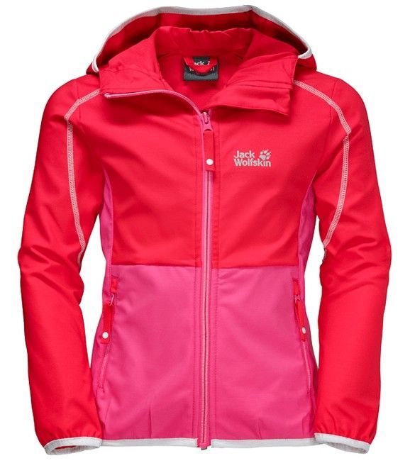 Jack Wolfskin Ветровка для девочки Jack Wolfskin Turbulence Girls