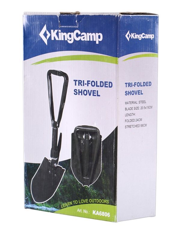 KingCamp Туристическая складная лопата King Camp 6806 Three folding shovel