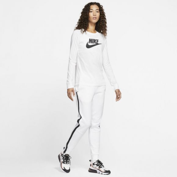 Nike Комфортный женский лонгслив Nike W NSW Tee ESSNTL LS Icon FTR