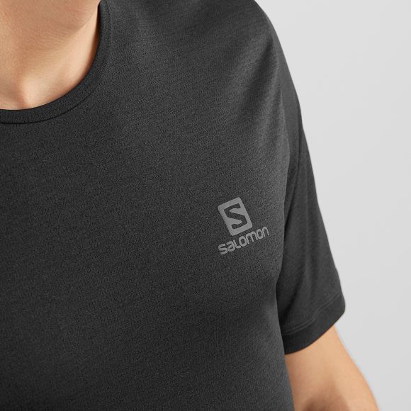 Salomon Легкая футболка Salomon Agile Training Tee M Black