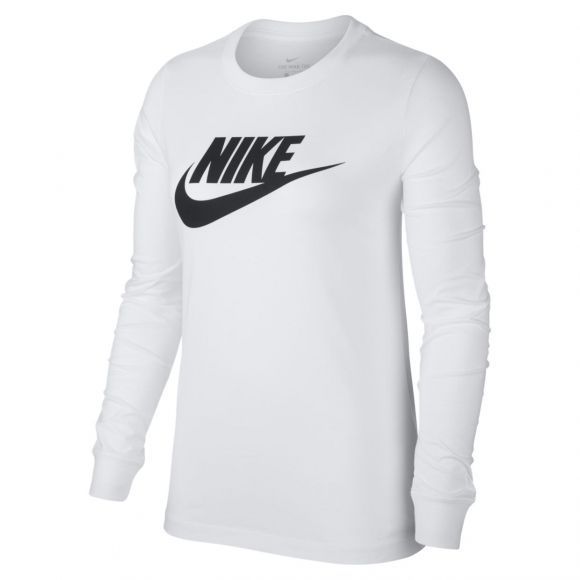 Nike Комфортный женский лонгслив Nike W NSW Tee ESSNTL LS Icon FTR