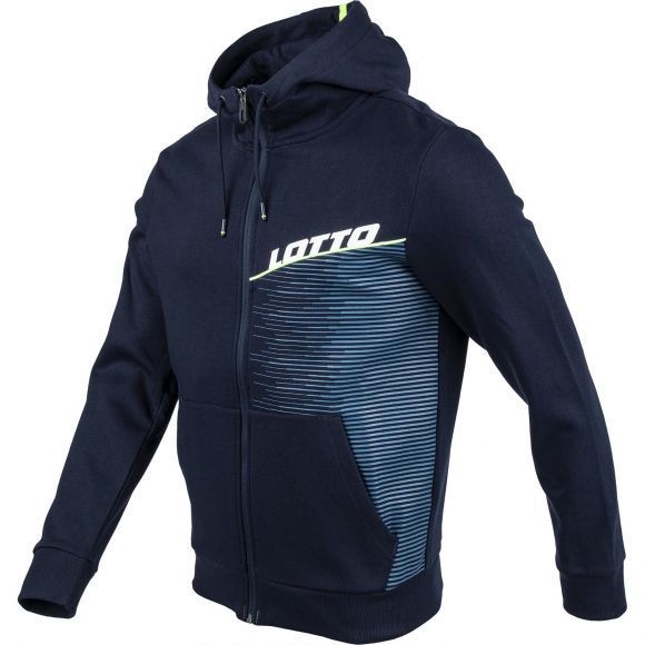 Lotto Надежная мужская толстовка Lotto Logo Iv Sweat Fz Hd FL