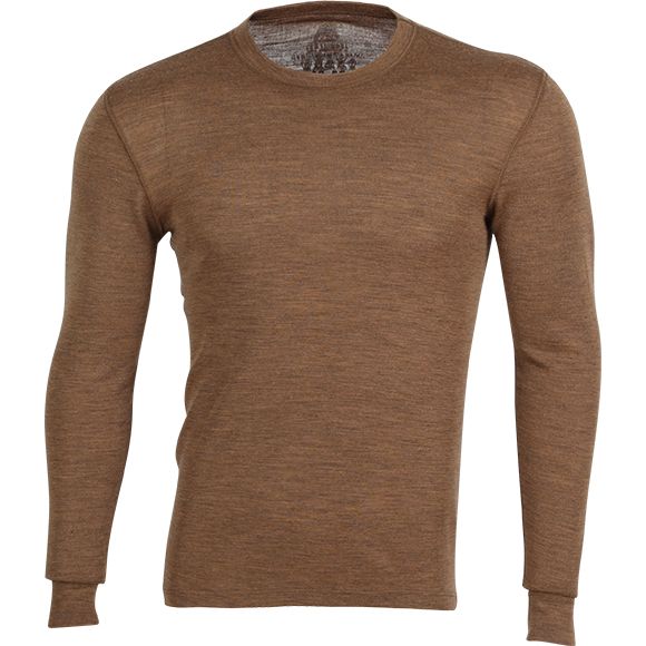 Сплав Теплая шерстяная фуфайка Сплав L/S Camel Wool