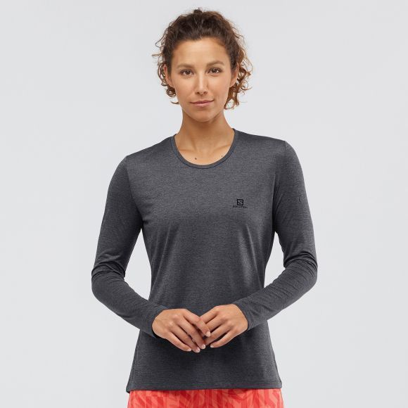 Salomon Дышащая футболка Salomon Agile LS Tee W