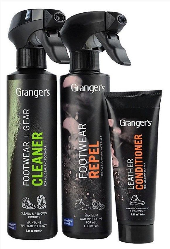 Granger’s Эффективное средство для ухода за обувью Granger's 2018-19 Footwear Repel, Footwear Cleaner, Leather Conditioner 275