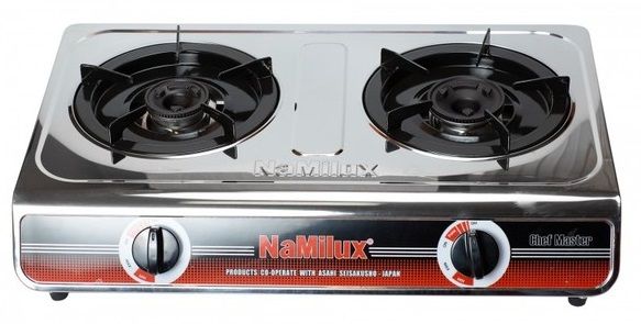 NaMilux Двухконфорочная газовая плитка NaMilux NA-610ASM