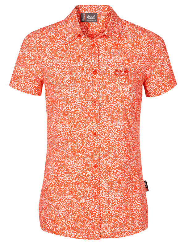 Jack Wolfskin Блузка летняя женская Jack Wolfskin Wahia Print Shirt W