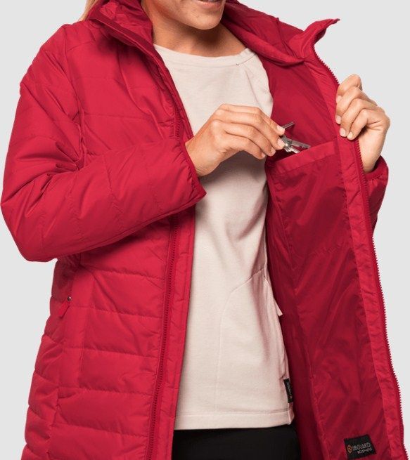 Jack Wolfskin Женское стеганое пальто Jack Wolfskin Maryland Coat