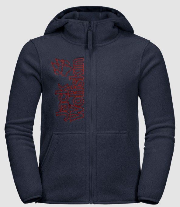 Jack Wolfskin Мягкая детская куртка из флиса Jack Wolfskin Stony Peak Jacket Kids