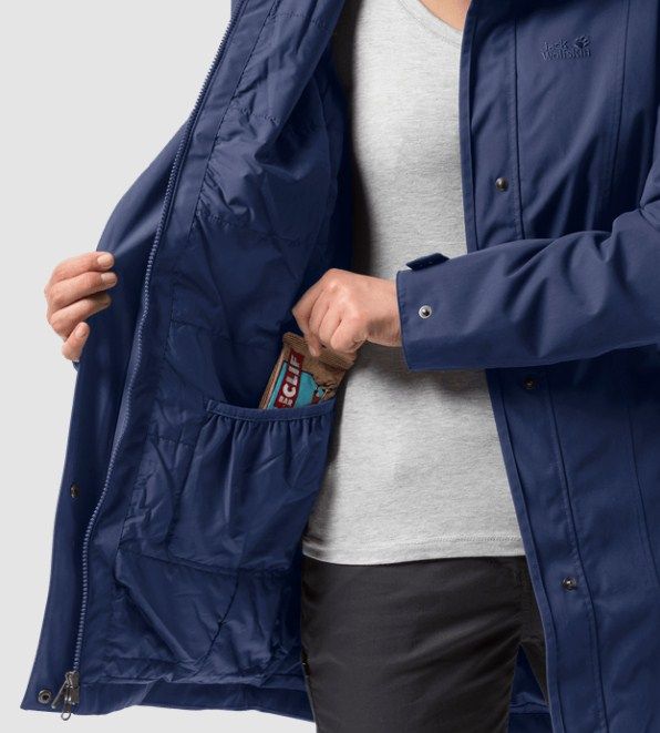 Jack Wolfskin Пальто с синтетическим утеплителем Jack Wolfskin Madison Avenue Coat