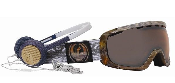 Dragon Alliance Спортивная маска оправа линзы Dragon Alliance Rogue ( Danny Davis Frends, Ionized + Headphones)