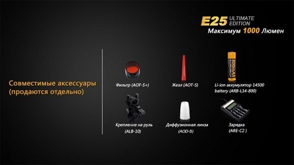 Fenix Fenix - Фонарь функциональный E25UE Cree XP-L V5