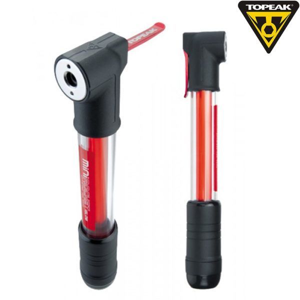 TOPEAK Универсальный мини насос Topeak Mini Rocket iGlow с 0.5W светящейся полосой красного цвета