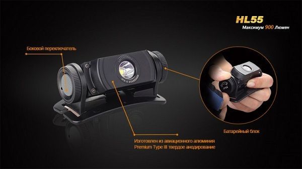 Fenix Fenix - Фонарь налобный для велоезды HL55 XM-L2 U2