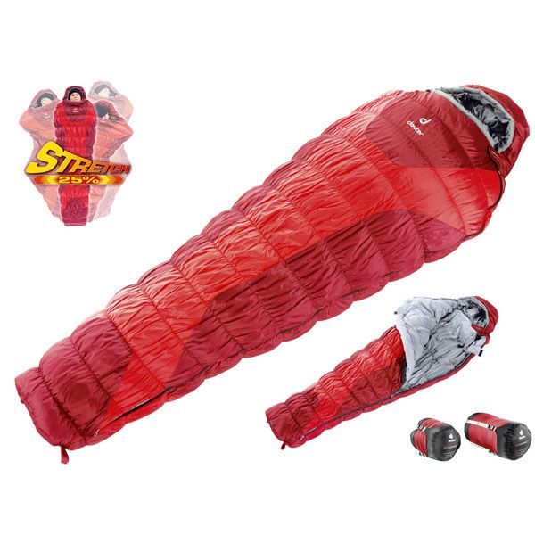 Deuter Мешок для сна туристический с левой молнией комфорт Deuter Exosphere -4 ( +2)