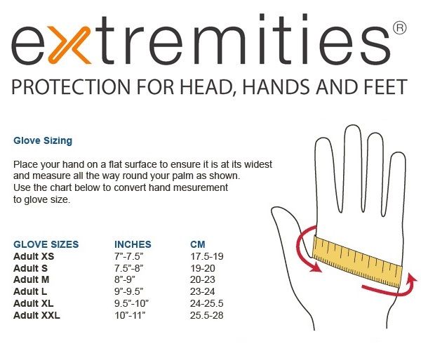 EXTREMITIES Облегченные перчатки мужские Extremities Power Stretch
