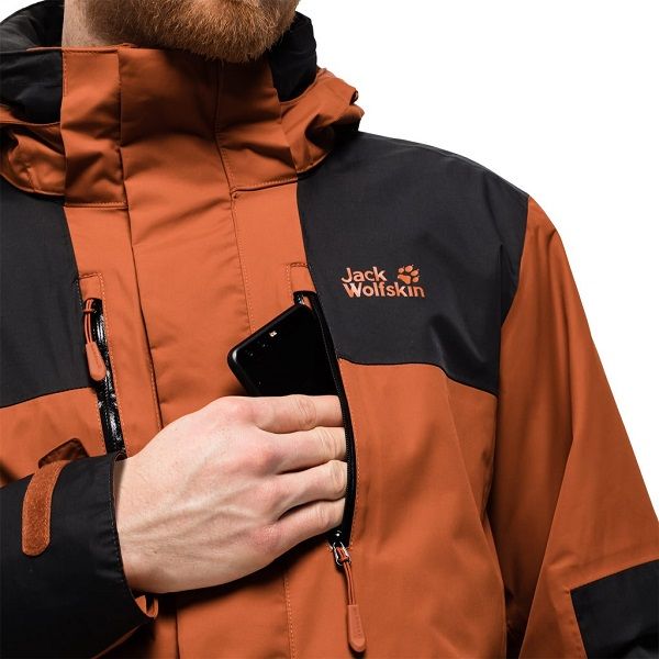 Jack Wolfskin Куртка стильная для мужчин Jack Wolfskin Jasper 3in1 Men