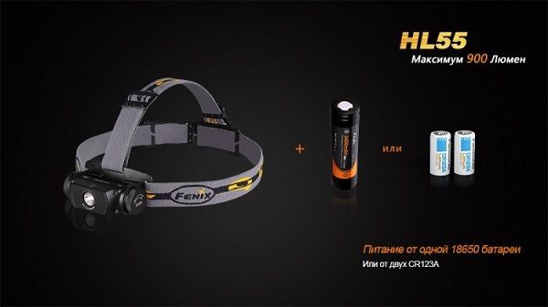 Fenix Fenix - Фонарь налобный для велоезды HL55 XM-L2 U2