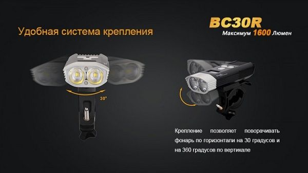 Fenix Велофара спортивная Fenix BC30R Cree XM-L2 (T6)