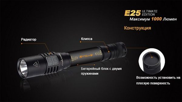 Fenix Fenix - Фонарь функциональный E25UE Cree XP-L V5