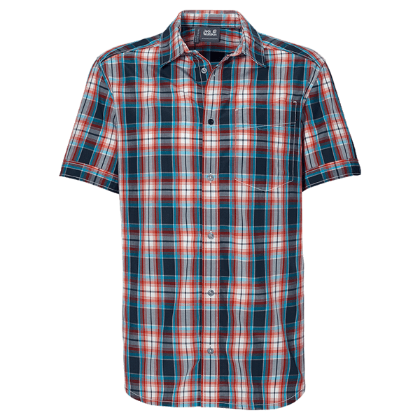 Jack Wolfskin Летняя мужская рубашка Jack Wolfskin Fairford Shirt Men