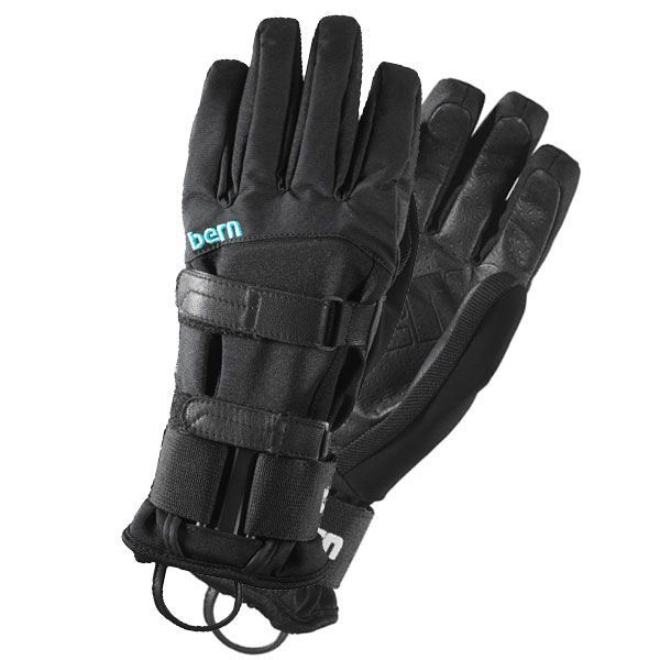 Bern Удобные женские перчатки с защитой Bern Wm's Synthetic Gloves w/ Removable Wristguard