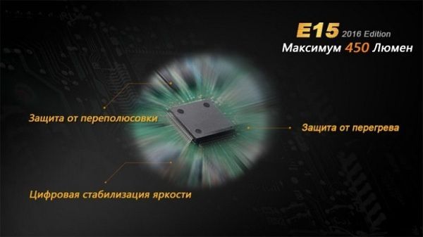 Fenix Fenix - Фонарь ручной E15 Cree XP-G2 (R5) LED (2016)