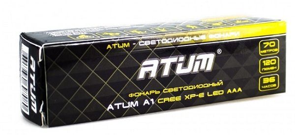 Atum Карманный фонарь Atum A1 CREE XP-E Led AAA