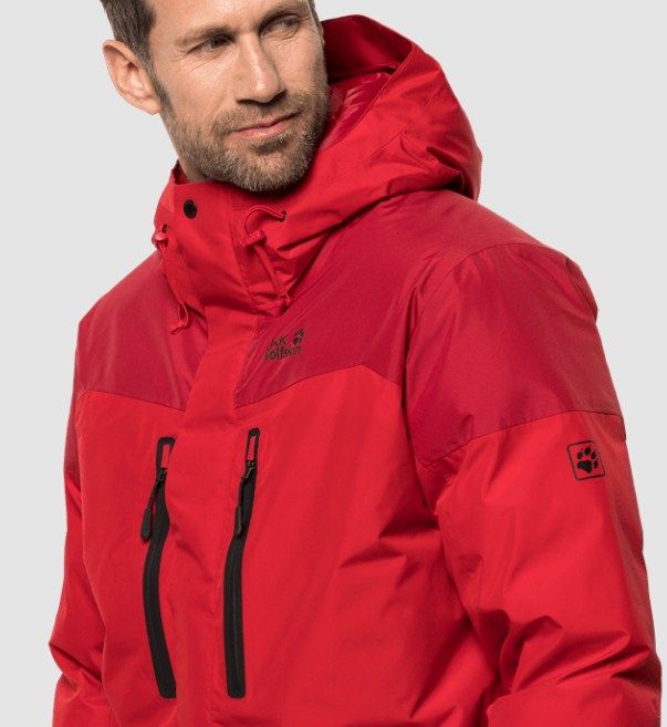 Jack Wolfskin Стильный пуховик Jack Wolfskin North Ice Parka M