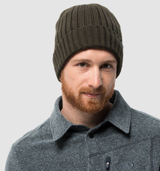 Jack Wolfskin Мужская шапка Jack Wolfskin Stormlock Rip Knit Cap