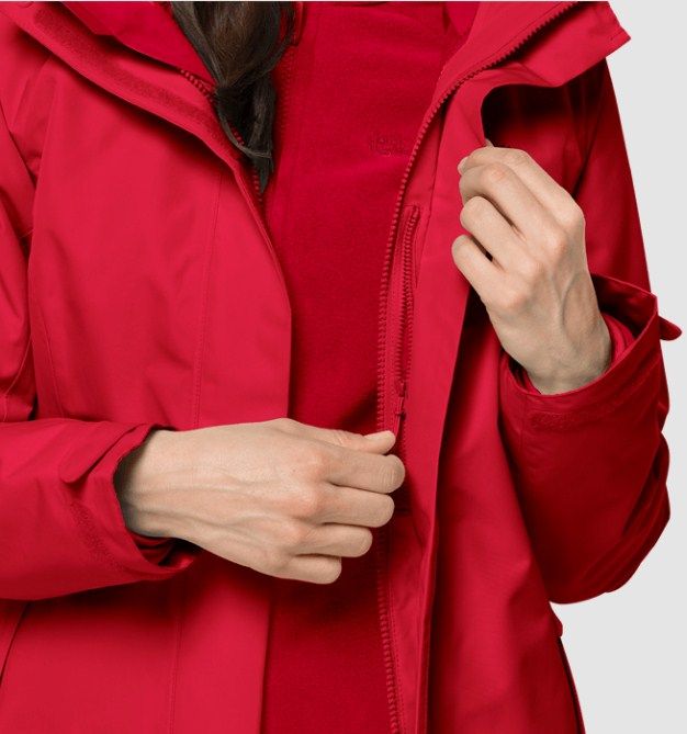 Jack Wolfskin Куртка утепленная для девушек Jack Wolfskin Iceland Voyage 3In1 Women