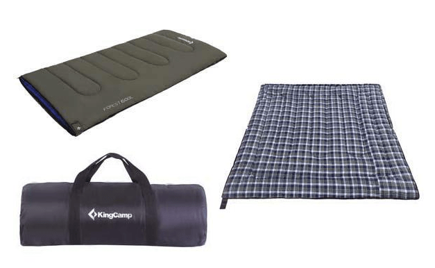 KingCamp Зимний спальный мешок King Camp 3153 Forest 500 правый (комфорт -22 C)