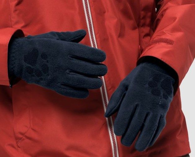 Jack Wolfskin Перчатки теплые флисовые Jack Wolfskin Paw Gloves