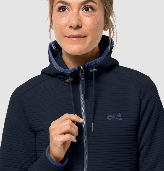 Jack Wolfskin Качественный джемпер Jack Wolfskin Modesto Hooded Jkt Women