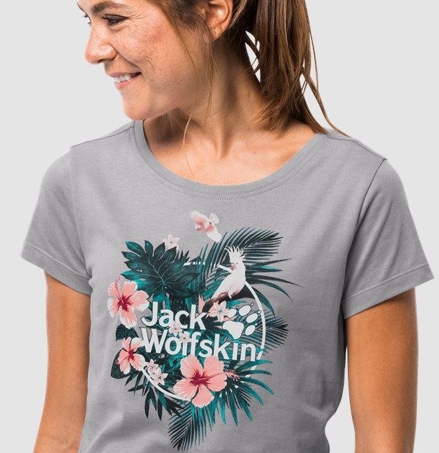 Jack Wolfskin Удобная футболка Jack Wolfskin Tropical T W