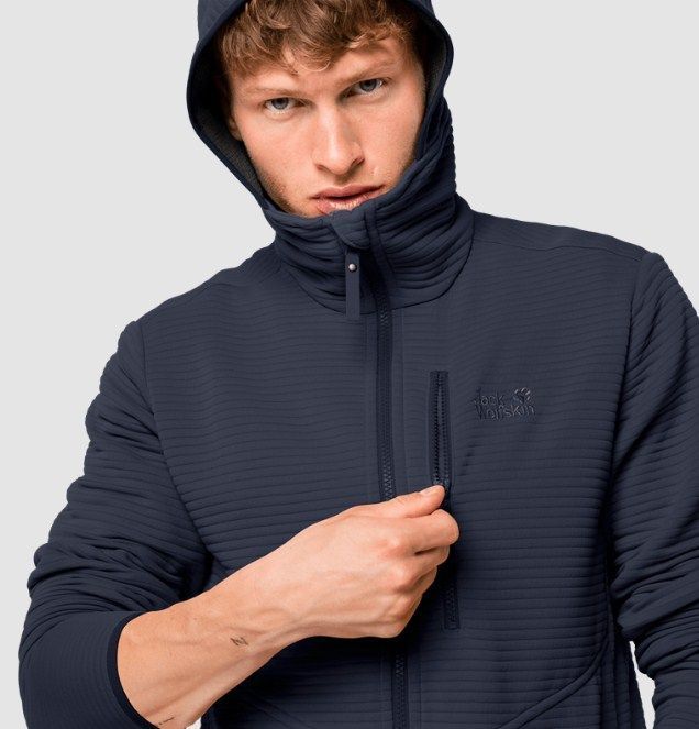 Jack Wolfskin Джемпер дышащий Jack Wolfskin Modesto Hooded Jkt Men