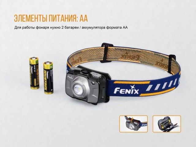 Fenix Fenix - Фонарь на резинке функциональный HL30 (2018) Cree XP-G3