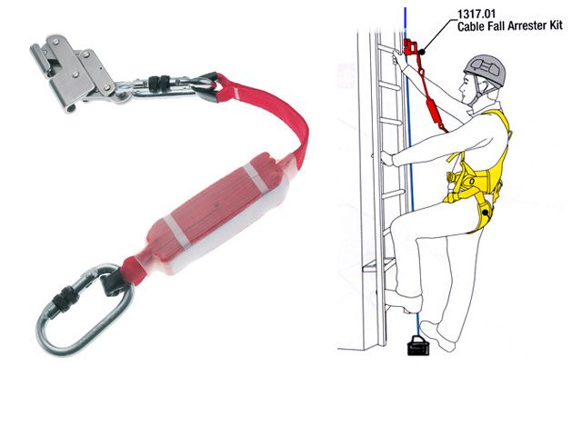 Camp Зажим с амортизатором Camp Cable Fall Arrester Kit