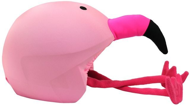 Coolcasc Красивый нашлемник на спортивный шлем Coolcasc 050 Flamingo