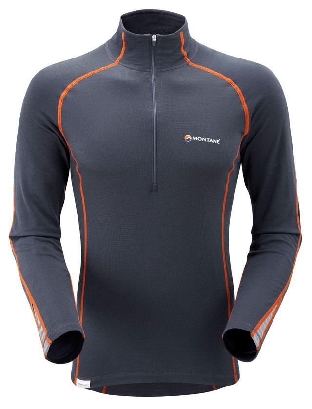 Montane Футболка мужская Montane Bionic L/S Zip Neck