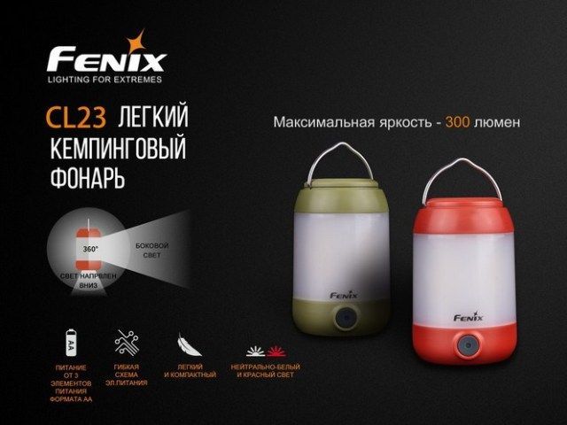 Fenix Fenix - Туристический фонарь CL23